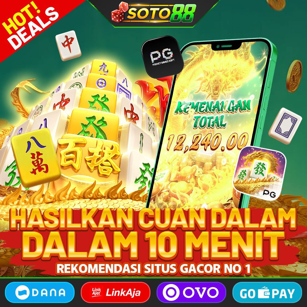 SOTO88: Situs Slot Resmi Terbaru Hari Ini PGsoft Gampang Gacor